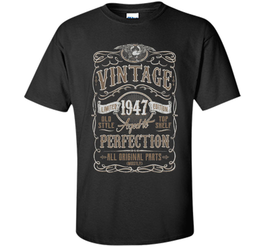 Vintage Made In 1947 Birthday Gift Idea T Shirt