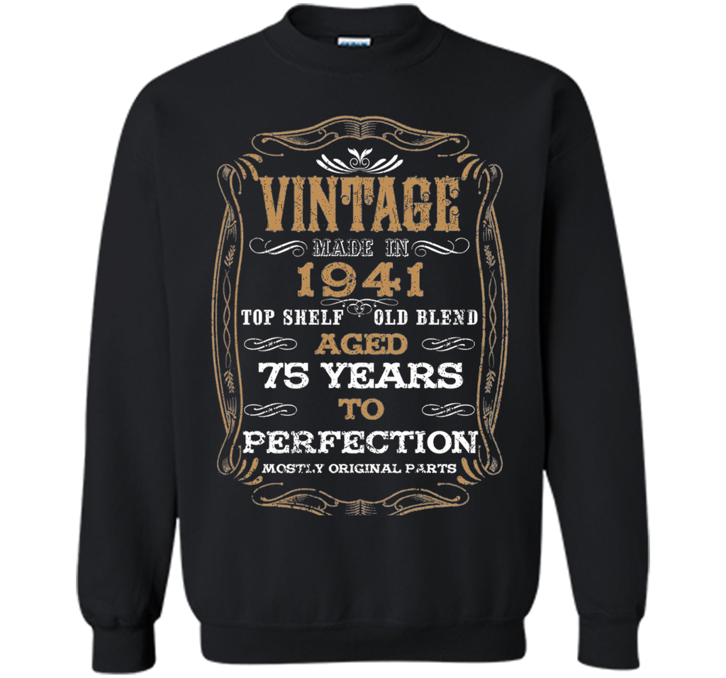 Vintage Aged To Perfection 75 Years 1941 BirthdayGifts T-Shi