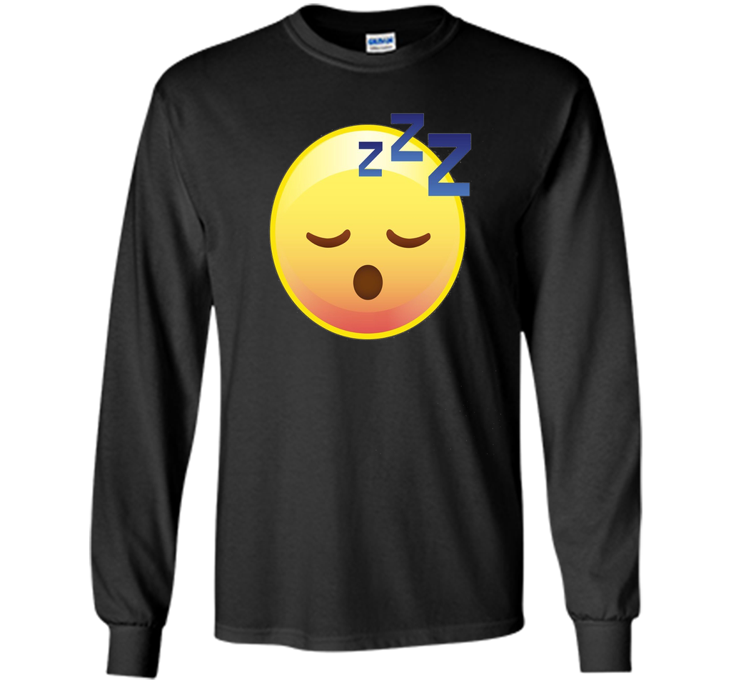 Cute Sleeping Emoji Zzz T-Shirt - Perfect for Pajamas & PJs
