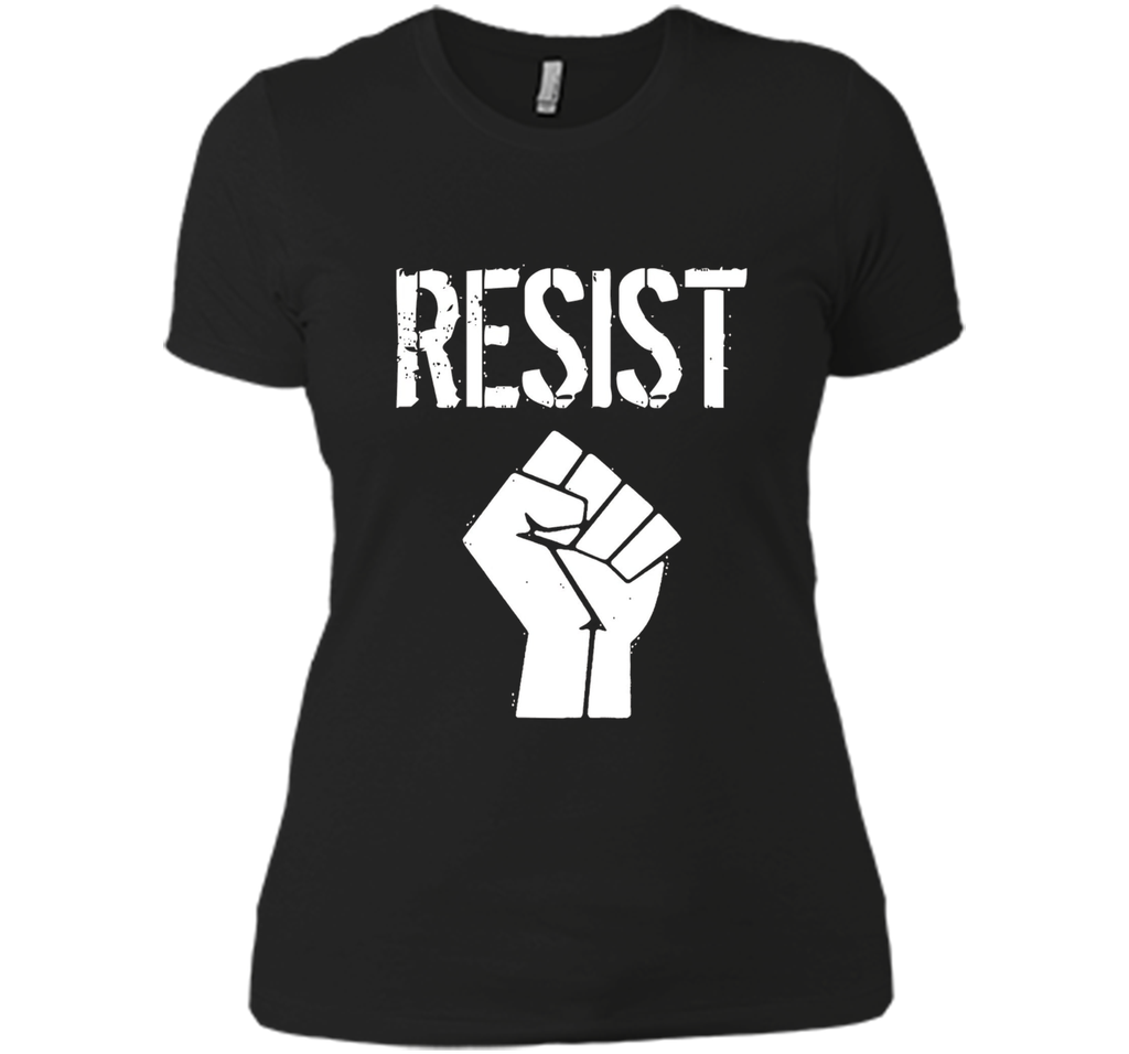 Resist Against Donald Trump Power Fist T-Shirt