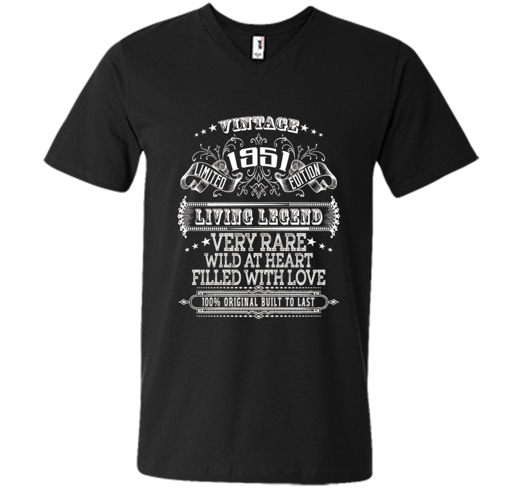 Vintage 1951 65 Years Old 65th Birthday Gift Idea Tee Shirt