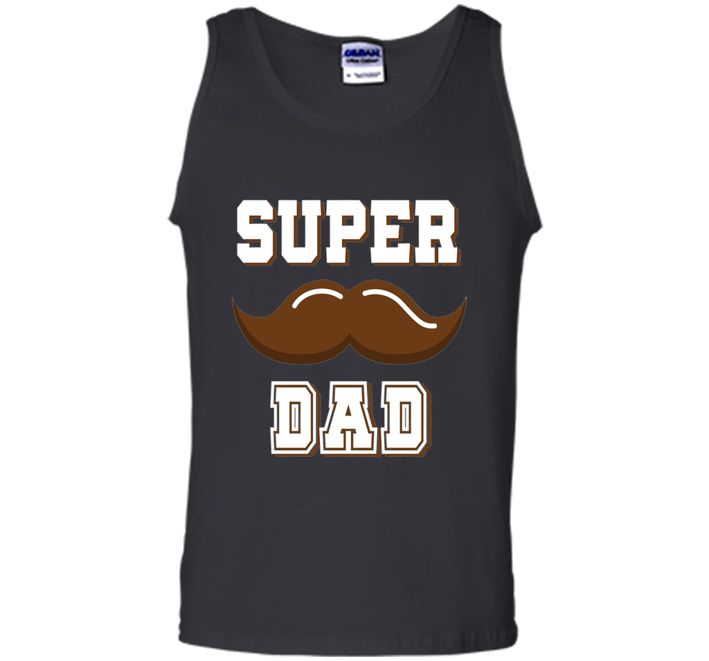 Super Dad Mustache Father's Day Tee Shirt
