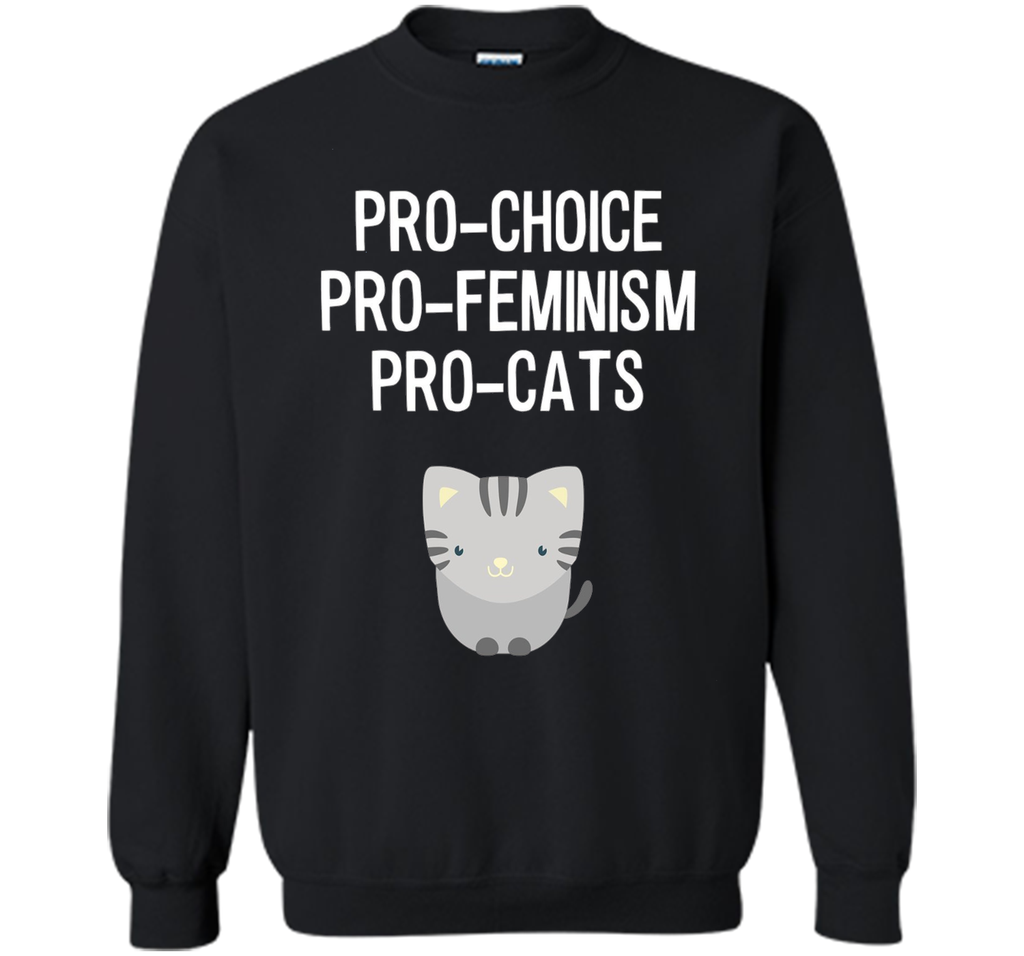 Pro-Choice Pro-Feminism Pro-Cats Shirt