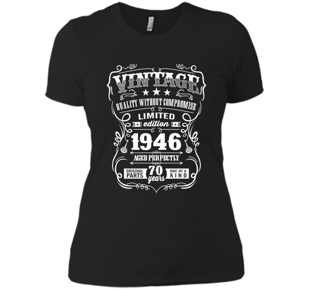 Vintage 1946 birthday shirt. 70th birthday shirts 1946