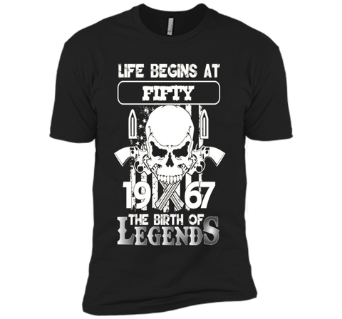 50th Birthday Gifts 1967 The Birth Of Legends T-Shirt shirt