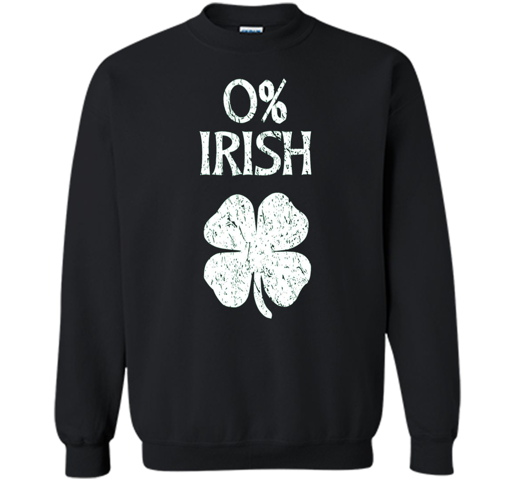 Short-Sleeve Unisex St. Patrick's Day T-Shirt with 0% Irish Screenprint