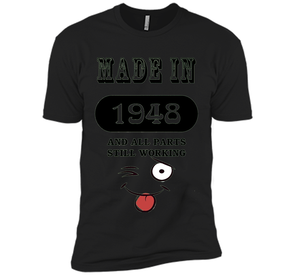 68th Birthday Gift Made in 1948 Funny Ladies Gentlemans T-Sh