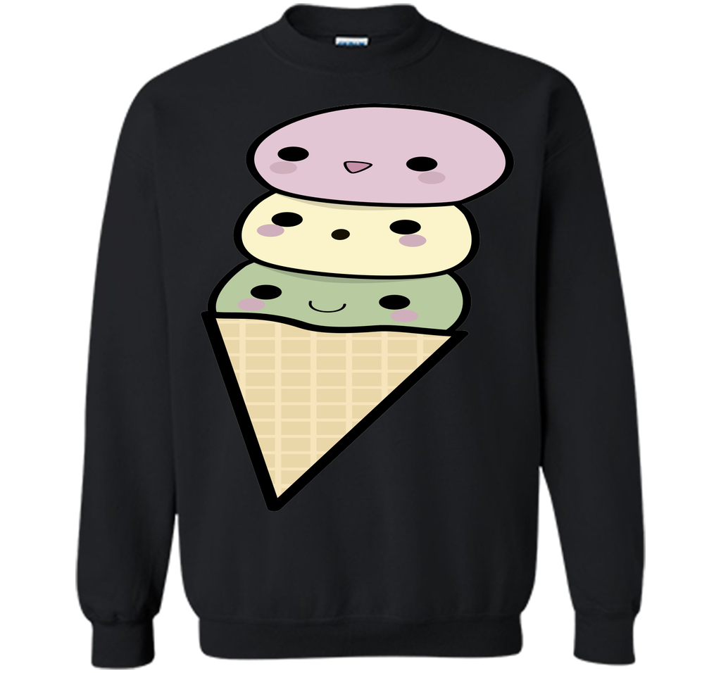 Kawaii Ice Cream Cone T-Shirt T-Shirt
