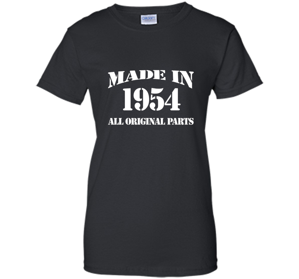 62th Birthday Gift Made In 1954 All Original Parts T-Shirt
