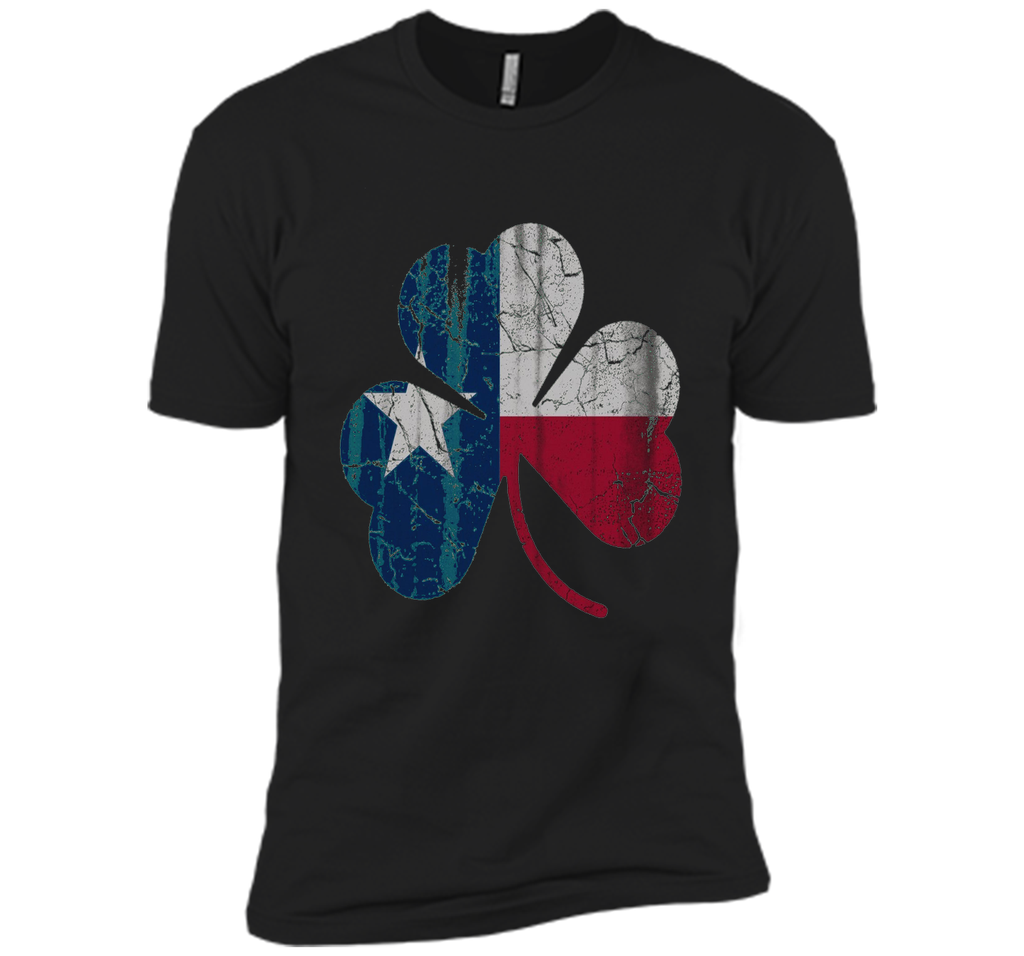 Irish Flag of Texas Shamrock Shirt