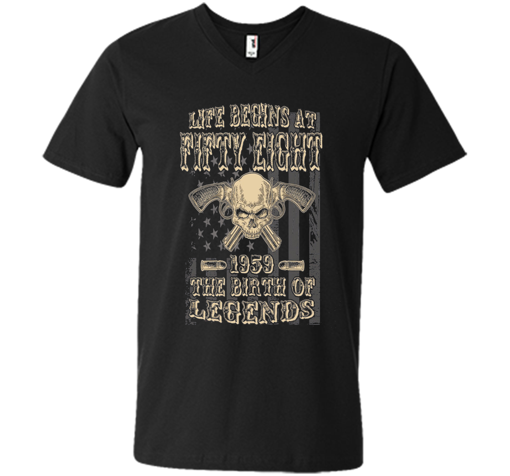 Life Begins At Fifty Eight 1959 The Birth Of Legends t-shirt