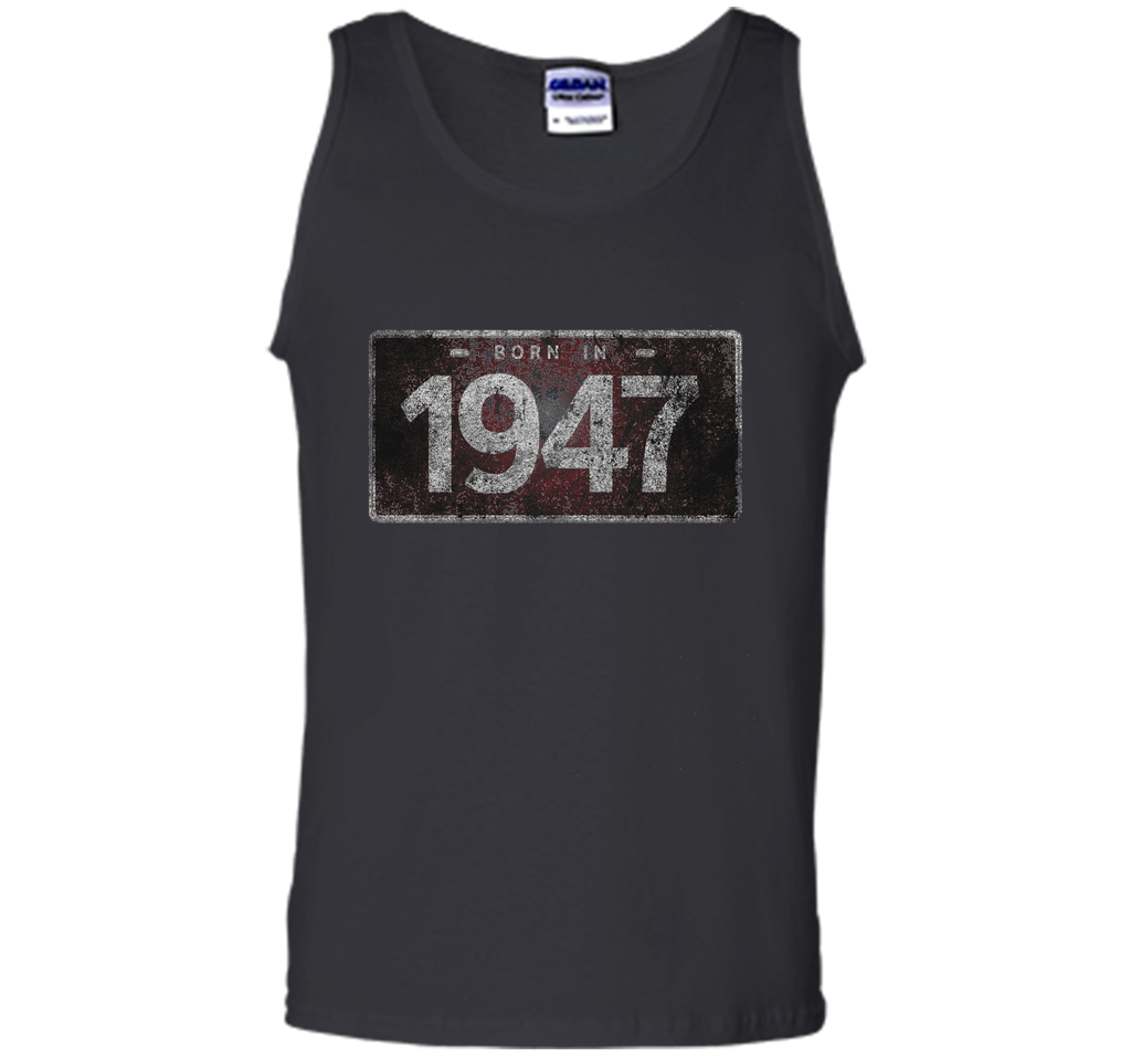 Men's 1947 License Plate 69th Birthday 69 Years Old Funny T-Shirt