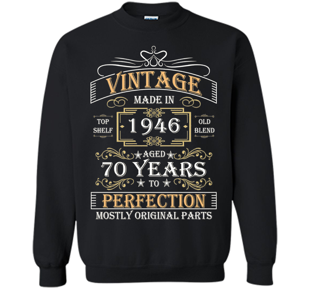 Funny Tshirt for Guy - Vintage Made In 1946 - Birthday Gift