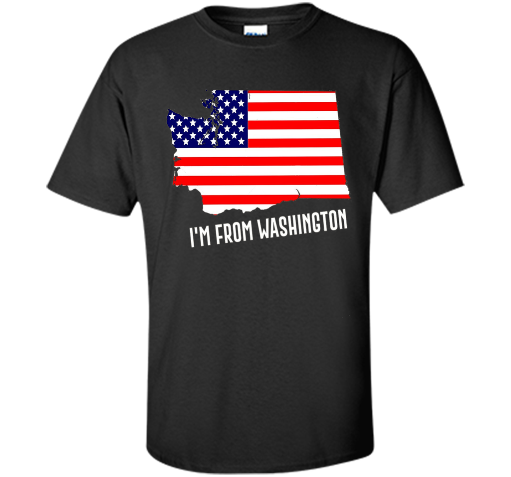 Proud of Washiongton  -US flag Independence day