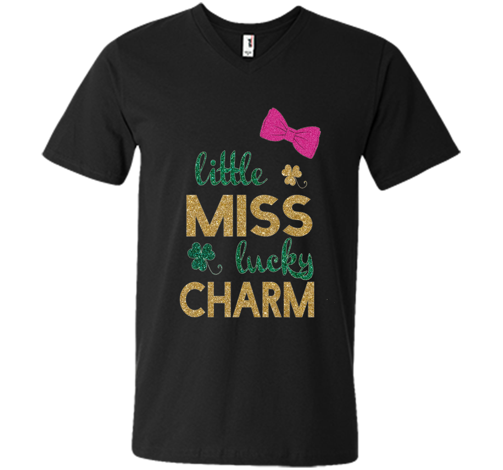Little miss lucky charm st. patrick's day shirts for girls