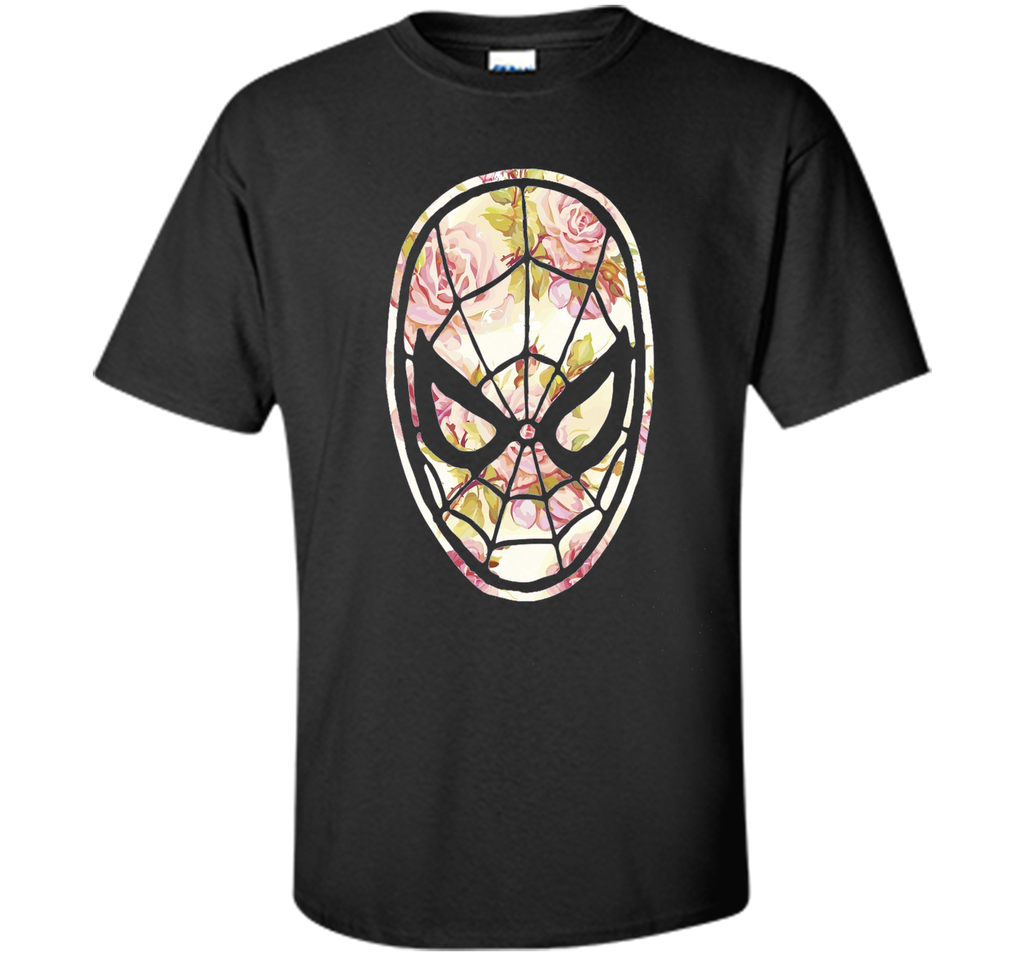 Spider-Man Floral Print Graphic T-Shirt