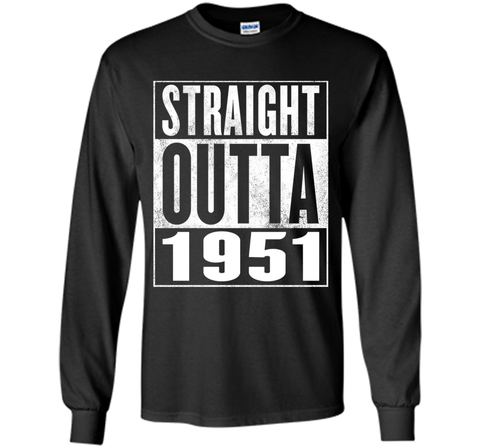 65th Birthday Gift T-Shirt - STRAIGHT OUTTA 1951 Shirt
