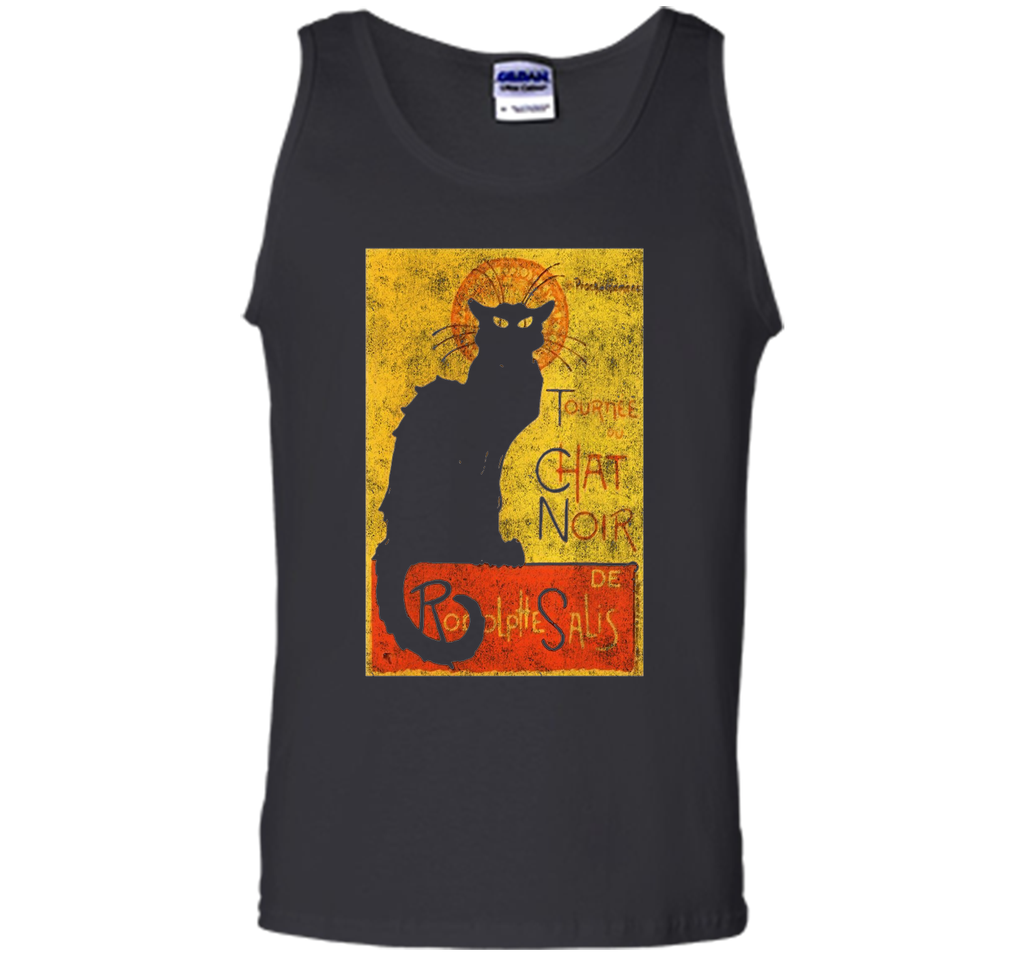Vintage Tournee du Chat Noir Black Cat Halloween T-Shirt