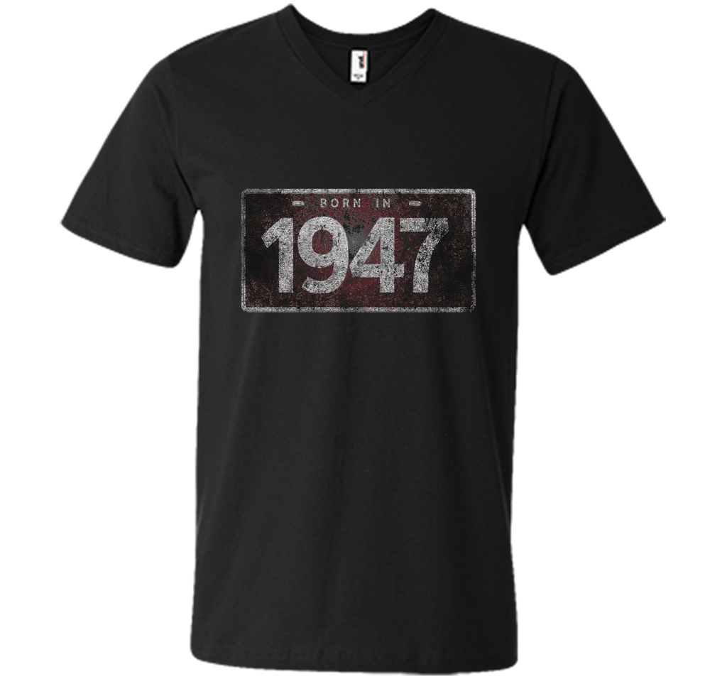 Men's 1947 License Plate 69th Birthday 69 Years Old Funny T-Shirt