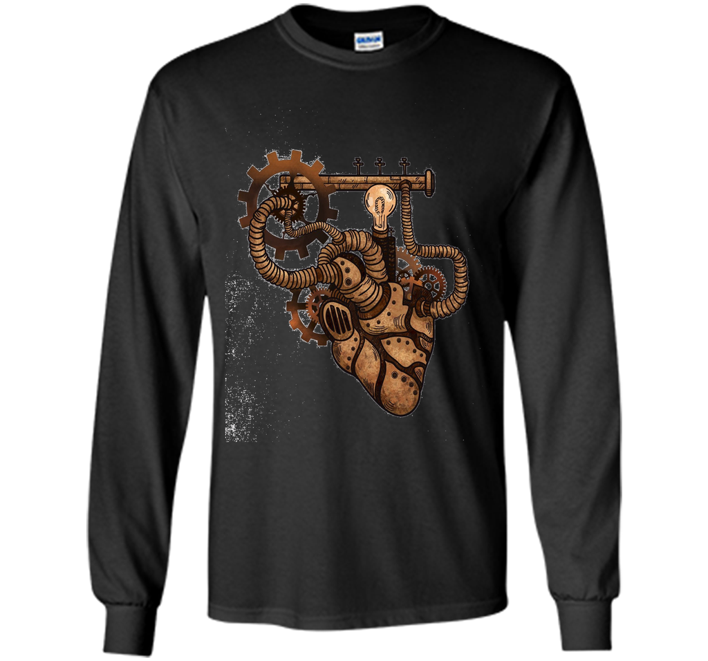 Steampunk Clothing T-Shirt Mechanical Heart