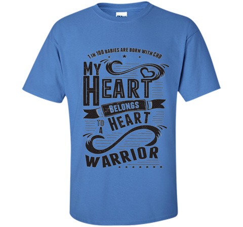 CHD Shirts - My Heart Belongs To A Heart Warrior T-Shirt
