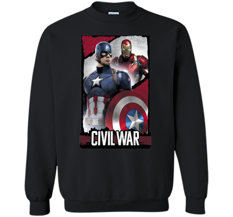 Captain America Civil War Line Graphic T-Shirt