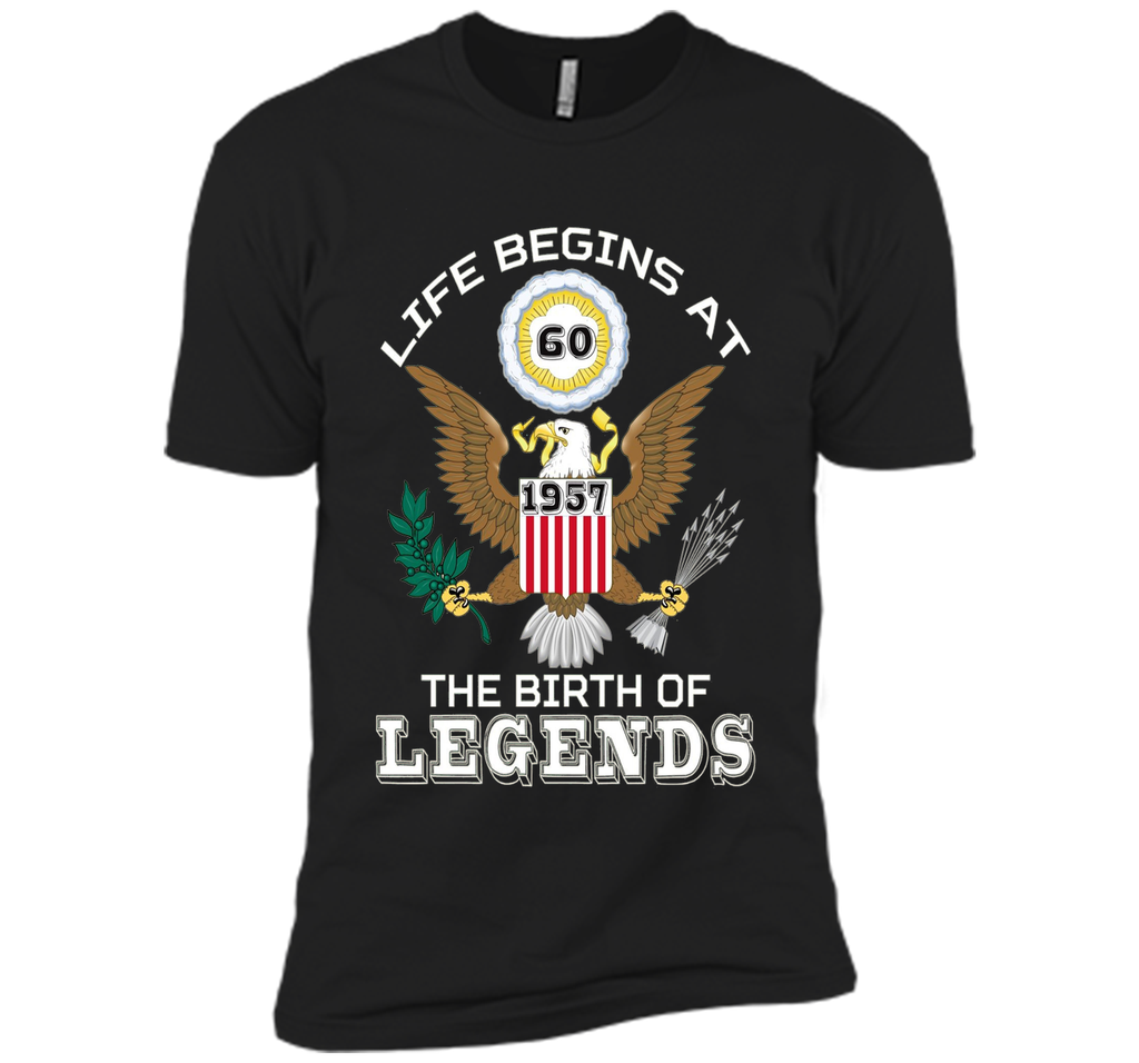 Life begins at 60 - The Birth of Legends 1957 T Shirt cool shirt