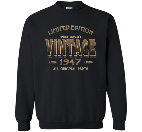 1947 T-shirt 70th Birthday Gift 70 Year Old B-day Present
