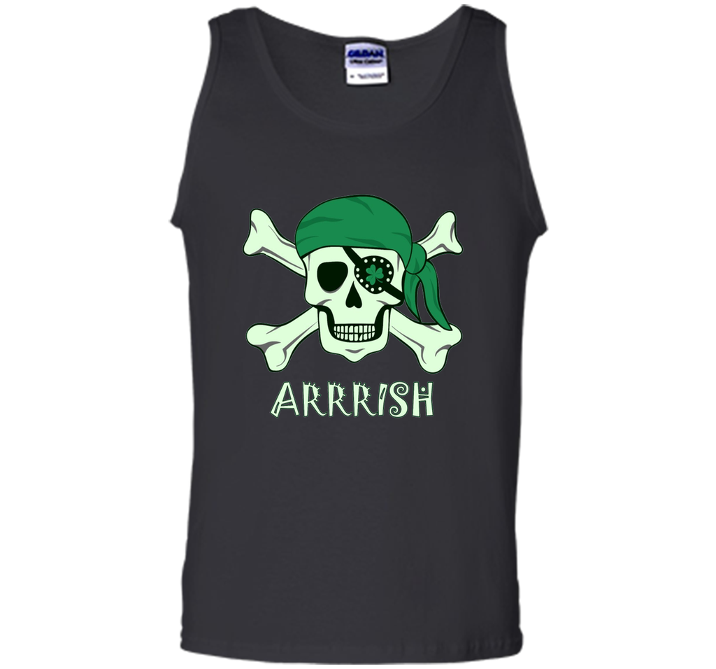 Arrish Irish Pirate St Patricks Day Shirt- Funny Irish Shirt