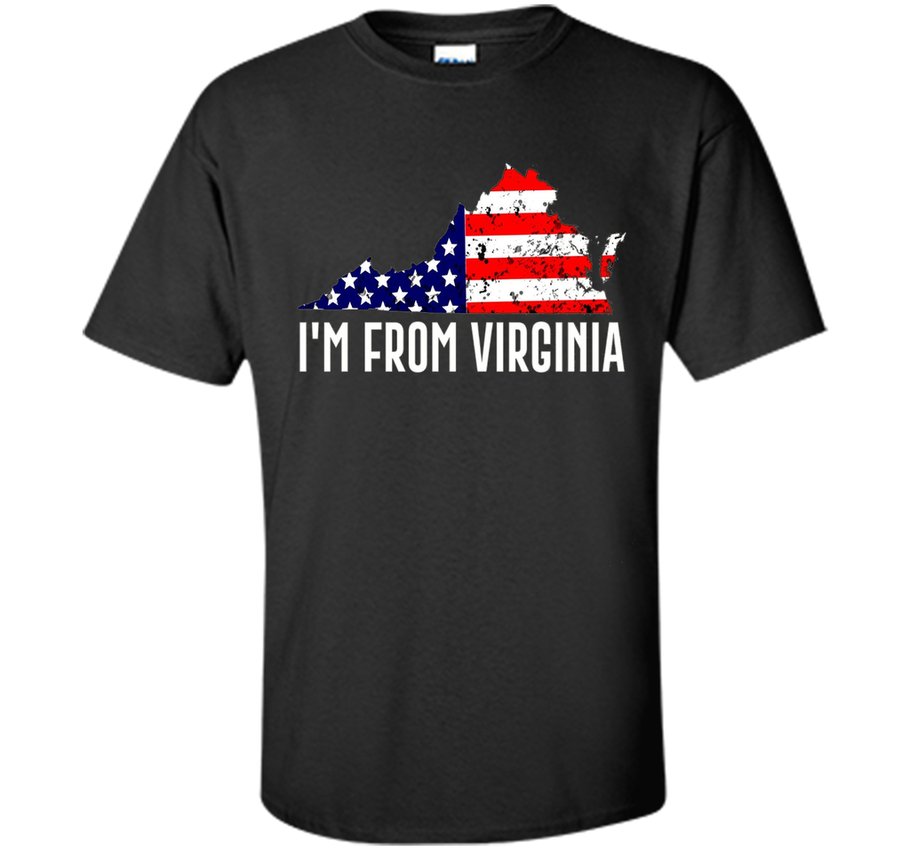Proud of Virginia USA flag Independence day Tee