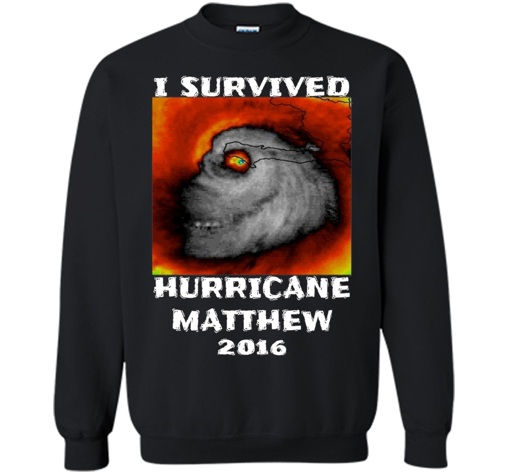Hurricane Matthew T Shirt I Survived Hurricane Matthew 2016