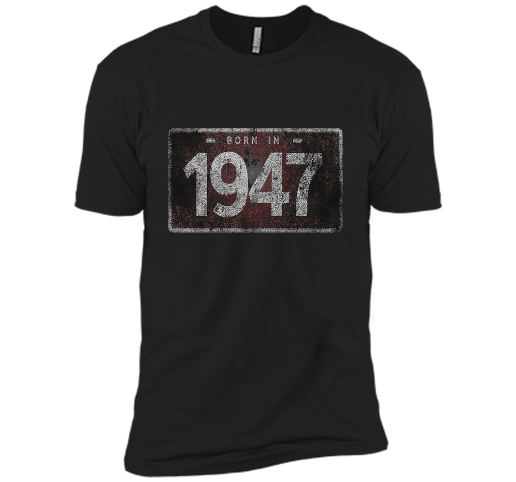 Men's 1947 License Plate 69th Birthday 69 Years Old Funny T-Shirt