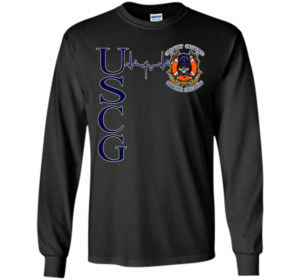 Coast Guard Heartbeat T-Shirt cool shirt