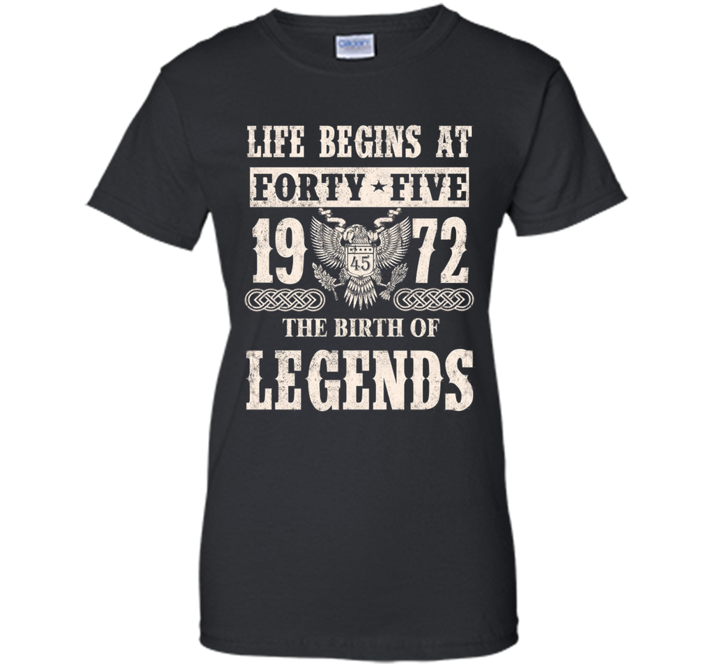 Life Begin At Forty-Five 1972 T Shirt