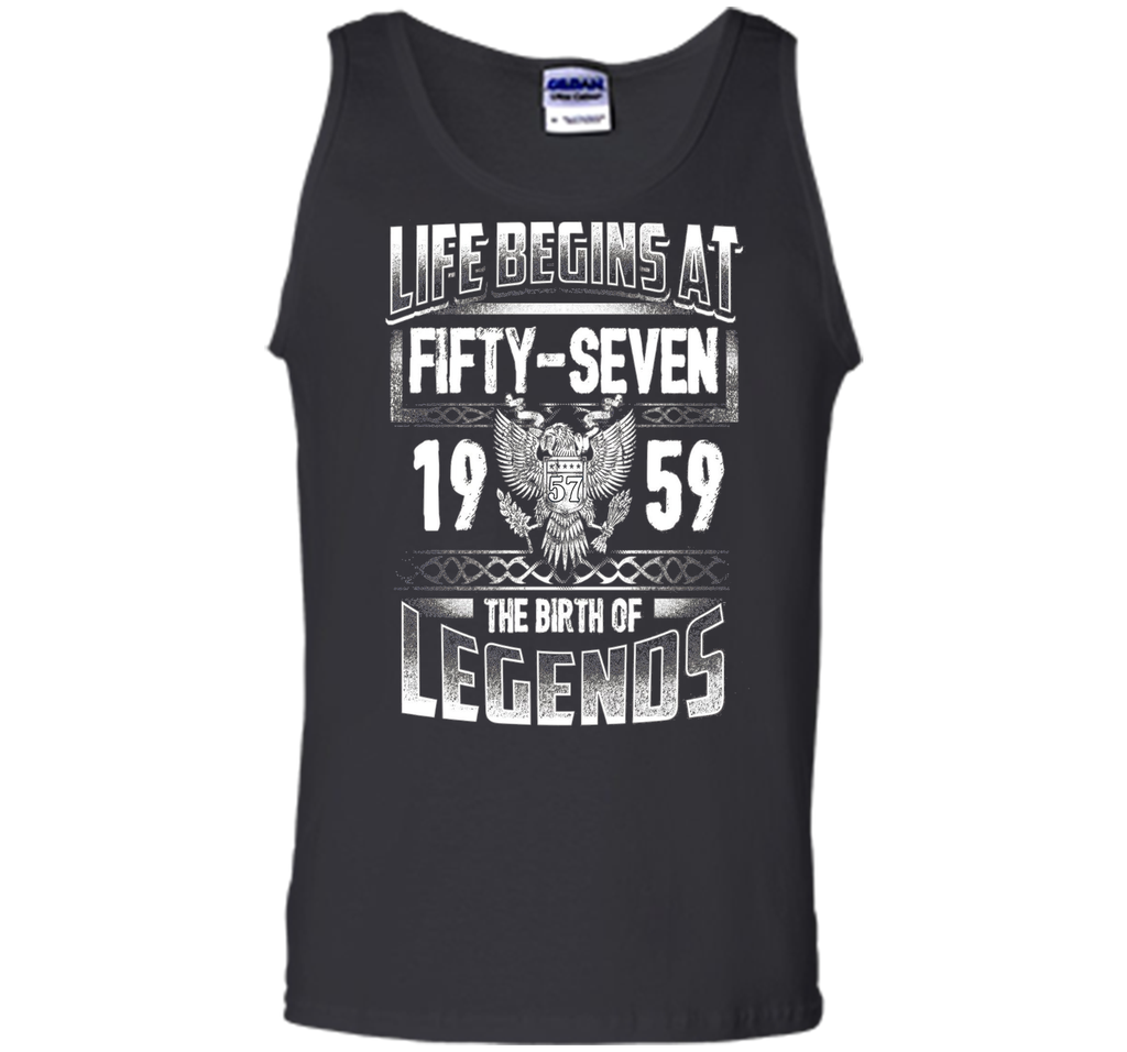 Life Begins At 57 - 1959 The Birth Of Legend T-Shirts Gifts