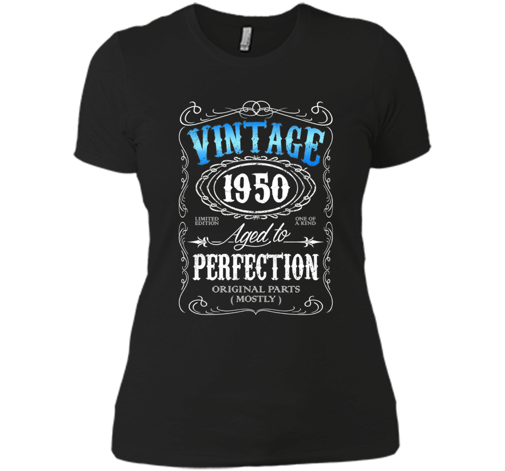 Vintage 1950 aged to perfection 66th birthday gift t shirt