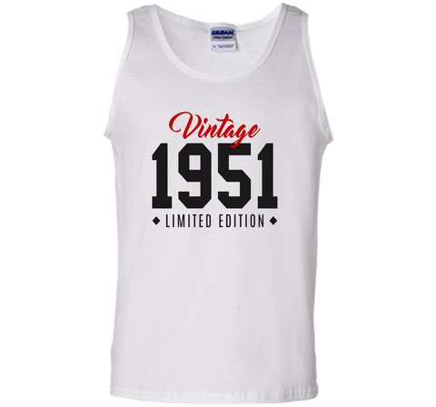 65th Birthday Gift T-Shirt Vintage 1951 Limited Edition Red