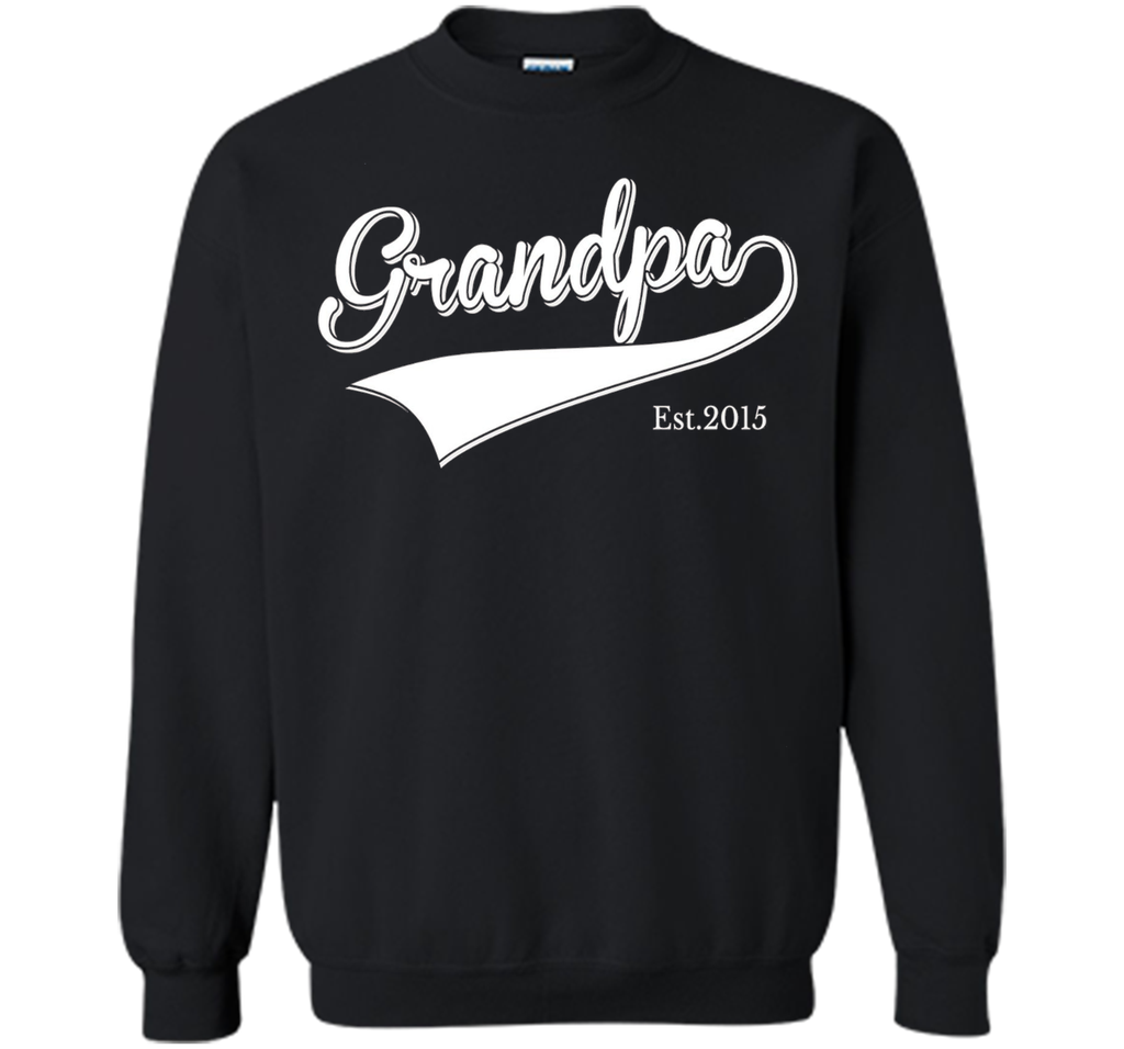 Men's Grandpa Est 2015 Father's Day T-Shirt New Grandpa dad Shirts