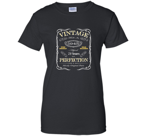 72nd Birthday Gift T-Shirt - Born In 1945 Vintage Style