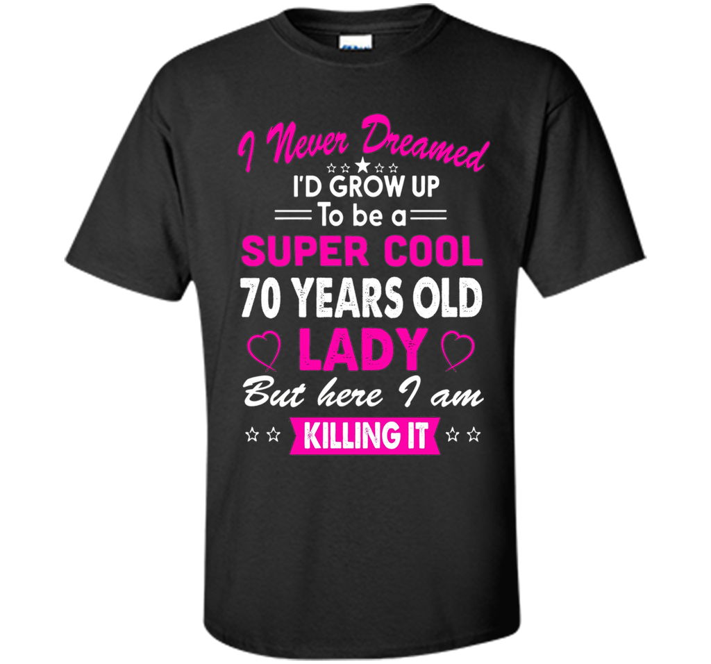 70 Years Old Women's T-Shirt Birthday Gift Born in 1946