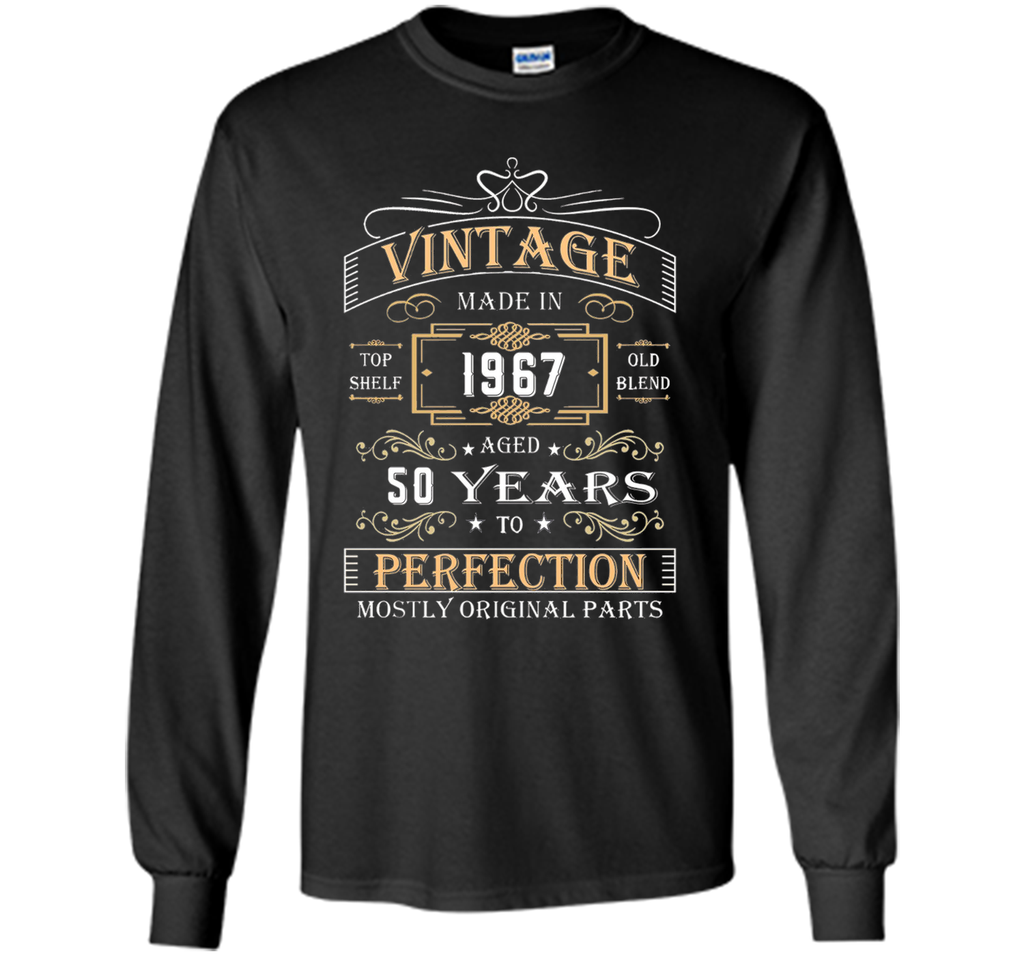 Vintage Age 50 Years 1967 Perfect 50th Birthday Gift T-Shirt