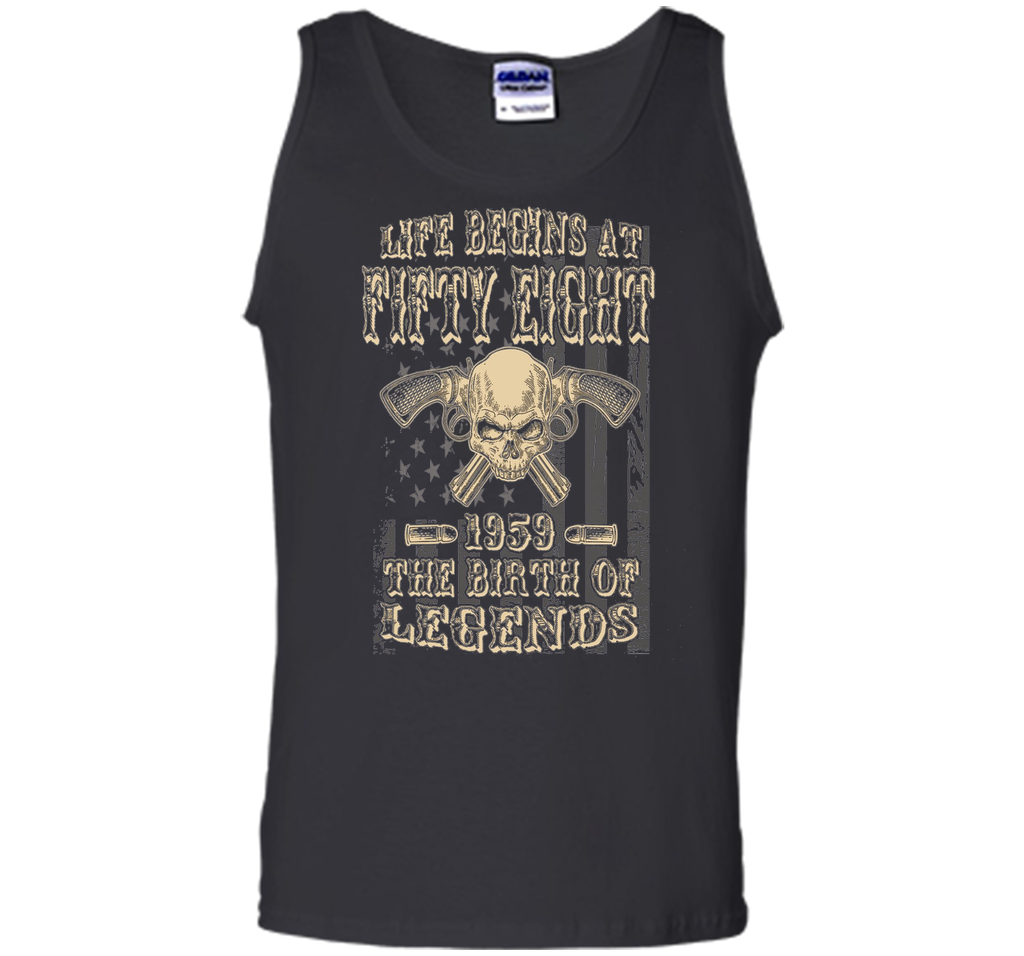 Life Begins At Fifty Eight 1959 The Birth Of Legends t-shirt