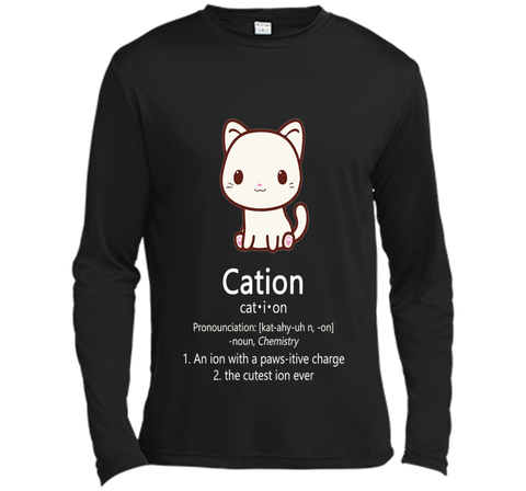 Cute Science Cat T-Shirt Kawaii Cation Chemistry Pawsitive