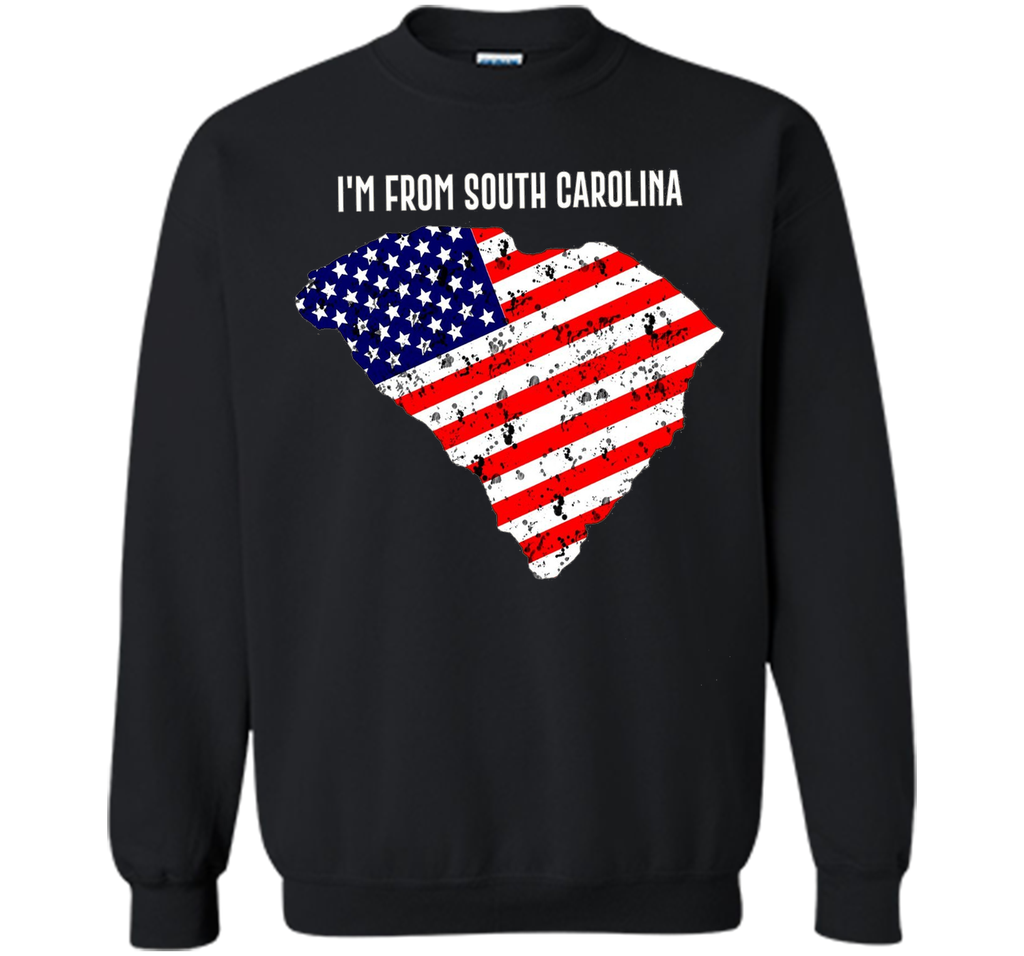 Proud of South Carolina USA flag Independence day Tshirt