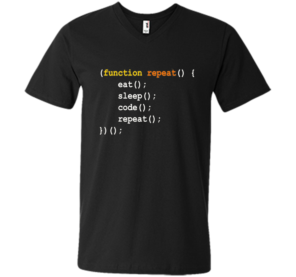 Eat Sleep Code Repeat - Funny T-shirt
