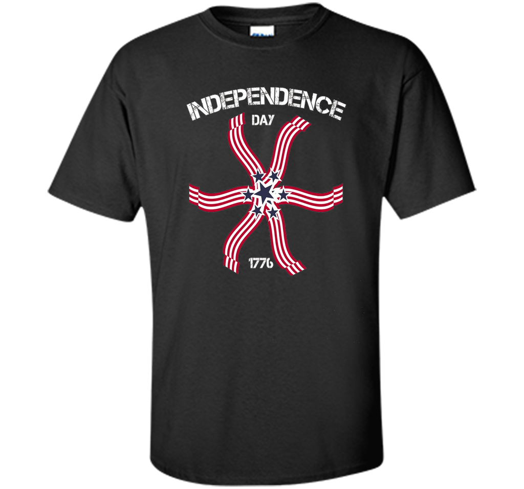Independence Day American Flag Pinwheel T shirt