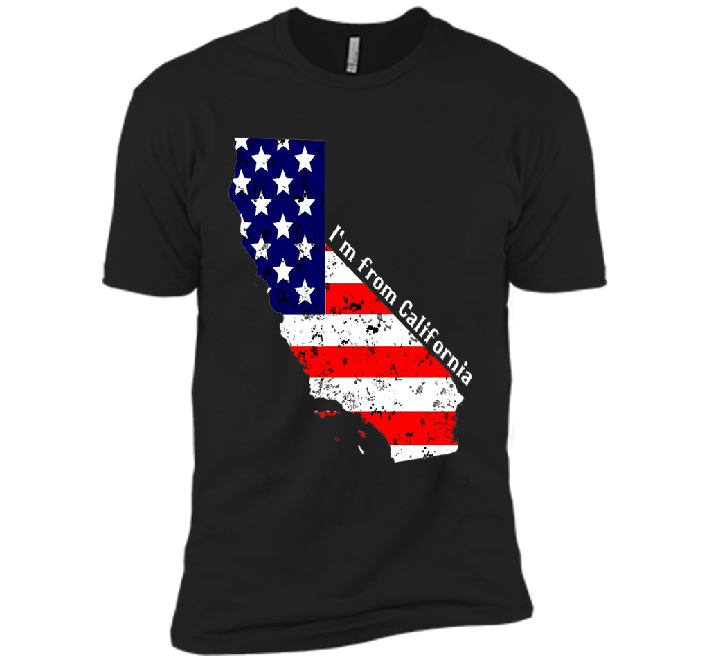 Proud of California-US flag Independence day Tshirt