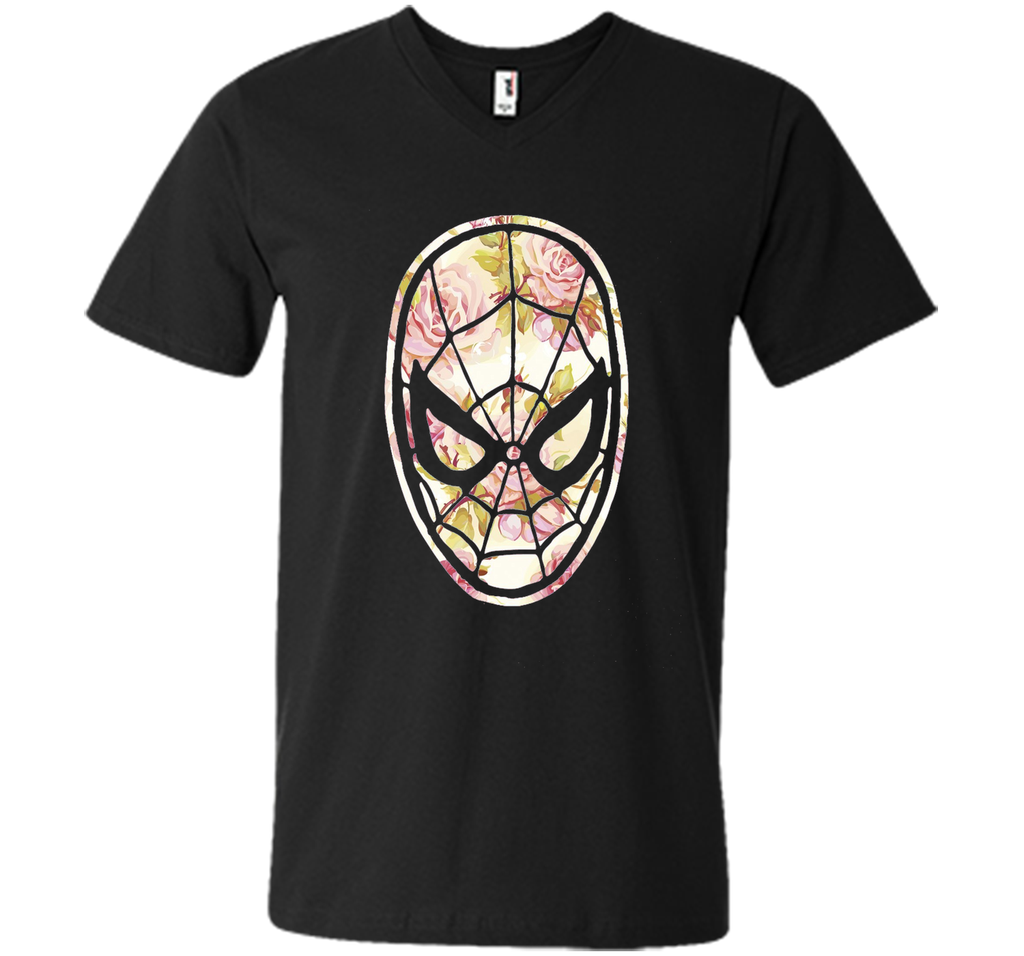 Spider-Man Floral Print Graphic T-Shirt