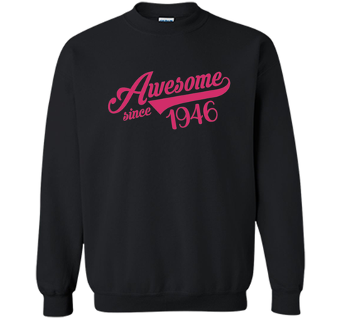 Awesome Since 1946 Womens T-Shirt Birthday Gift 70 Years Old