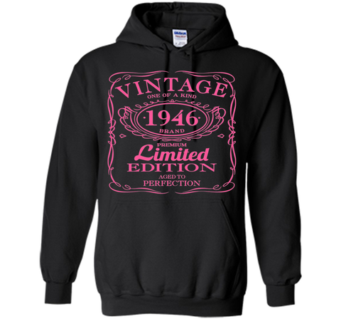 70th Birthday Gift Vintage 1946 Limited Edition T-Shirt Pink